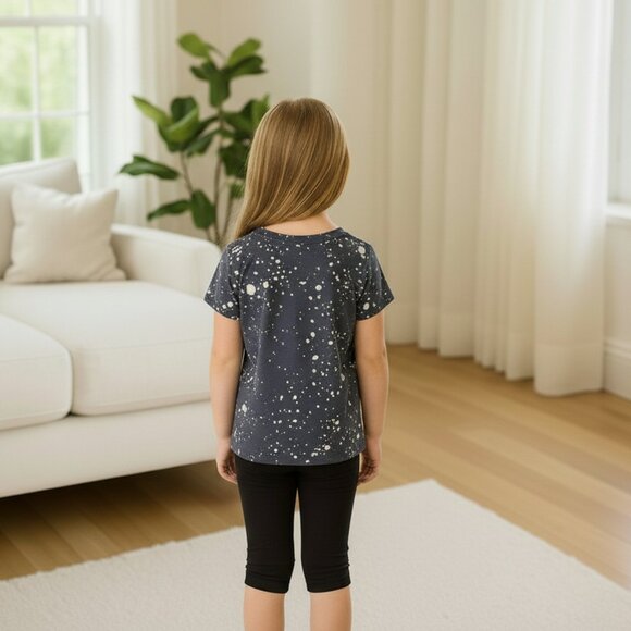 L/XL NEW Girls "MINI" Print Graphic Tee Cheetah - Mom and Me Matching Shirts - Picture 2 of 7